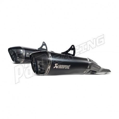 Silencieux adaptables SLIP-ON line titane noir Akrapovic GSX1300R Hayabusa 2021-2026
