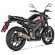 Ligne d'échappement racing line inox/titane Akrapovic XSR125/Legacy 2025