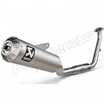 Ligne d'échappement racing line inox/titane Akrapovic XSR125/Legacy 2025