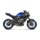 Ligne d'échappement racing inox/carbone Akrapovic MT-07 2014-2025, Tracer 7 /GT 2020-2026, XSR700 2016-2025
