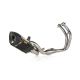Ligne d'échappement racing inox/carbone Akrapovic MT-07 2014-2025, Tracer 7 /GT 2020-2026, XSR700 2016-2025