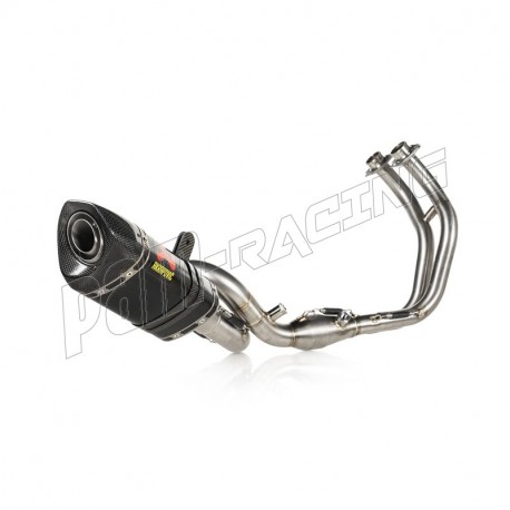 Ligne d'échappement racing inox/carbone Akrapovic MT-07/MT-07 Tracer/XSR700 2020-2025
