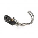 Ligne d'échappement racing inox/carbone Akrapovic MT-07/MT-07 Tracer/XSR700 2025