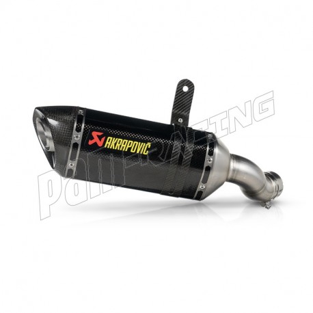 Silencieux adaptable SLIP-ON mono silencieux carbone Akrapovic pour Z900 2025