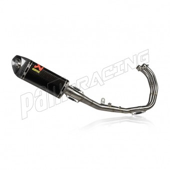 Ligne complète d'échappement racing Akrapovic MT-03 2016-2025, R3 2015-2025 silencieux carbone
