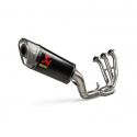 Ligne d'échappement racing inox/carbone Akrapovic MT-09 2021-2023