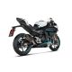 Silencieux carbone adaptable SLIP-ON mono silencieux Akrapovic 450SR/450NK 2023-2024