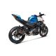 Silencieux carbone adaptable SLIP-ON mono silencieux Akrapovic 450SR/450NK 2023-2024