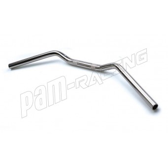Guidon LSL Speed Bar acier chrome ou noir diamètre 22 mm
