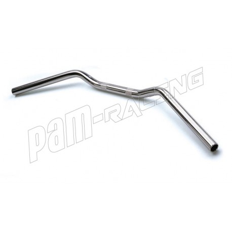 Guidon LSL Speed Bar acier chrome ou noir diamètre 22 mm