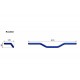 Guidon LSL Roadster acier chrome diamètre 25.4 mm