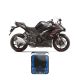 Grip de réservoir STOMPGRIP Ninja 1000SX 2020-2024, Z1000 SX 2017-2019