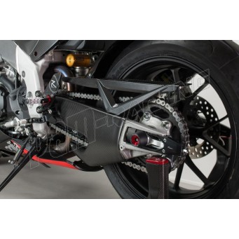 Protections de bras oscillant carbone Lightech RSV4 1100 2021-2025, Tuono V4 1100 2021-2025
