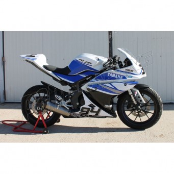 Carénage poly racing complet fibre de verre S2 CONCEPT YZFR125 2008-2018
