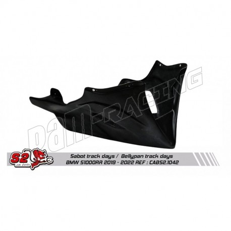 Sabot racing fibre de verre Track Days collecteur origine S2 CONCEPT S1000RR 2023-2024, S1000R 2021-2024