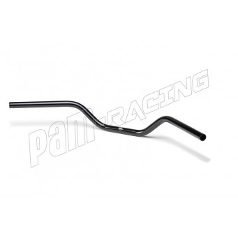 Guidon pro Flat Track L14 HIGHSIDER inox noir diamètre 25.4 mm