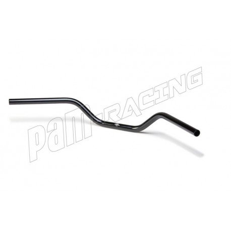 Guidon pro Flat Track L14 HIGHSIDER inox noir diamètre 25.4 mm
