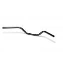 Guidon pro Flat Track L14 HIGHSIDER inox noir diamètre 25.4 mm