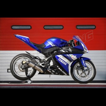 Carénage poly racing complet fibre de verre YZF 125R 2008-2018 PLASTIC BIKE
