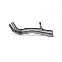 Tube intermédiaire optionnel inox pour Silencieux carbone Akrapovic F800GS, F900GS, F900GS Adventure 2024-2026