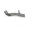 Tube intermédiaire optionnel inox pour Silencieux carbone Akrapovic F800GS, F900GS, F900GS Adventure 2024-2026