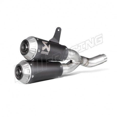 Silencieux titane noir Akrapovic Monster 797, Scrambler 800/1100 2017-2020
