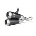Silencieux titane noir Akrapovic Monster 797, Scrambler 800/1100 2017-2020