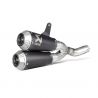 Silencieux titane noir Akrapovic Monster 797, Scrambler 800/1100 2017-2020
