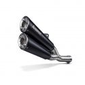 Double silencieux inox Akrapovic Scrambler 800/Urban Motard/Nightshift/Icon/Icon Dark/Desert Sled 2021-2022