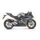 Silencieux carbone Akrapovic non homologué CBR250RR 2017-2025
