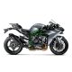 Silencieux homologué adaptable SLIP-ON mono silencieux carbone Akrapovic Ninja H2 2015-2016