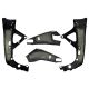 Protections de cadre grand modèle et bras oscillant version 2 carbone R6 2006-2016