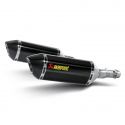 Double silencieux AKRAPOVIC carbone Z1000/Z1000SX 2010-2013