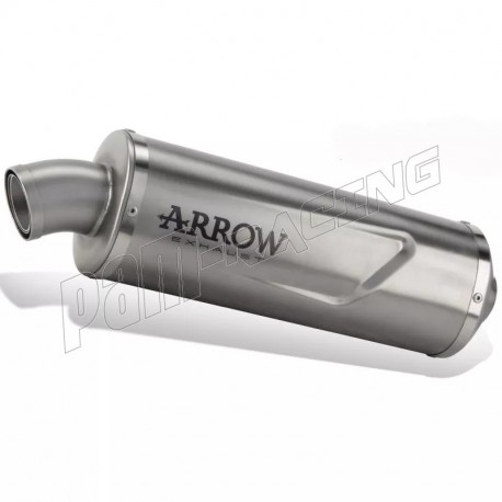 Silencieux Indy Race EVO homologué titane avec embout en inox ARROW Tuareg 660 2020-2025