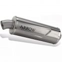 Silencieux Indy Race EVO homologué titane avec embout en inox ARROW Tuareg 660 2020-2025