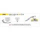Silencieux homologué Pro-Race nichrom embout inox ARROW 1200R NineT Urban GS 2017-2020