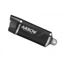 Silencieux homologué INDY RACE EVO aluminium noir ARROW 450NK, 450SR 2023-2024