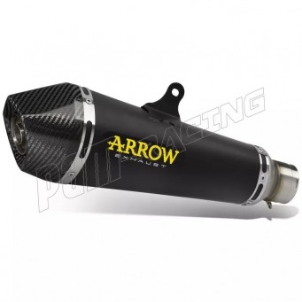 Silencieux X-Kone ARROW nichrom noir embout carbone homologué CB125R 2018-2020