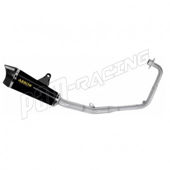 Ligne complète homologuée silencieux X-KONE nichrom ARROW CB125R 2021-2024
