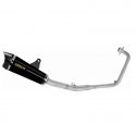 Ligne complète homologuée silencieux X-KONE nichrom ARROW CB125R 2021-2024