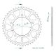 Couronne acier 525 R1 2015-2024 SRT Sprockets