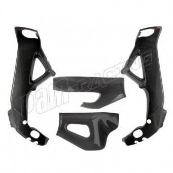 Protections de cadre et bras oscillant carbone RSV4 1100 Factory 2021-2025, Tuono V4 2021-2025