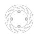 Disque de frein arrière fixe Série Oro 220 mm BREMBO KAWASAKI