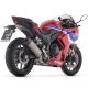 Silencieux Indy Race EVO homologué avec embout en carbone ARROW CB 500 Hornet/NX 500 2024-2025