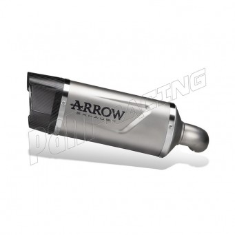 Silencieux Indy Race EVO homologué avec embout en carbone ARROW XL750 Transalp 2023-2025