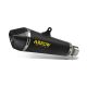 Silencieux X-Kone ARROW nichrom noir embout carbone homologué Z125 2021-2024