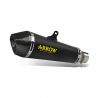 Silencieux X-Kone ARROW nichrom noir embout carbone homologué Z125 2021-2024