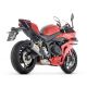 Silencieux Indy Race EVO homologué avec embout en carbone ARROW SRK 800 RR 2025