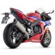 Silencieux Indy Race EVO homologué titane avec embout en carbone ARROW CBR1000RR 2024-2025