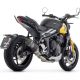 Ligne complète homologuée ou racing silencieux THUNDER aluminium noir ARROW CB125R 2024-2025